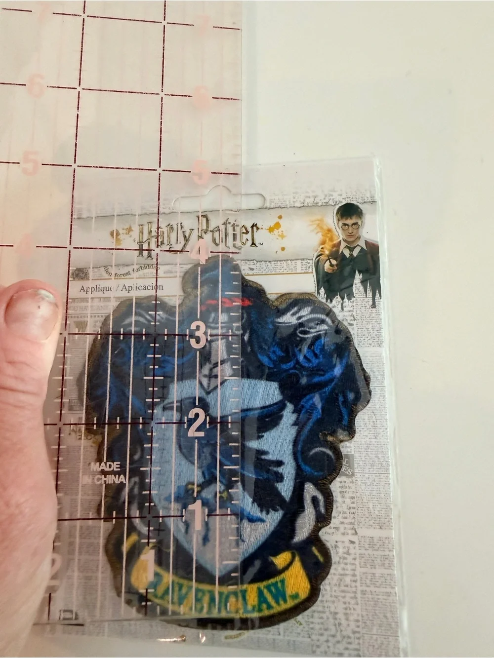 harry potter Ravenclaw Patch - Blue and Gold House Crest Applique